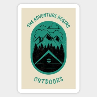 Outdoor Adventure Wilderness Magnet